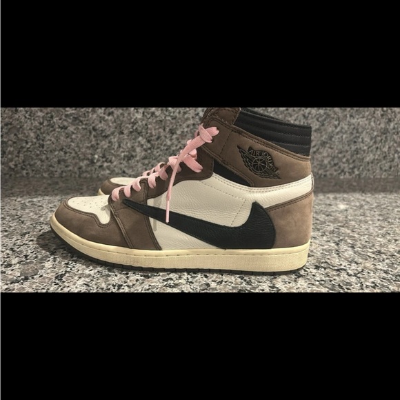 PayPal! Nike Jordan Travis Scott 1 High-Top Sneakers -